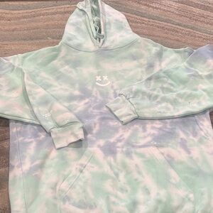 ⭐️ 2/$10 - Women's Tie-Dye Hoodie - Pastel Green and Blue